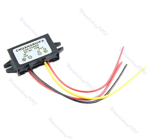 

Down to 5V Power Supply Module 3A 15W Better Waterproof DC-DC Converter 12V Step