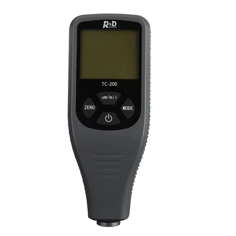 TC200 Digital Thickness Gauge Coating Meter Portable Tester Measuring Range 0~1300um Backlight | Инструменты