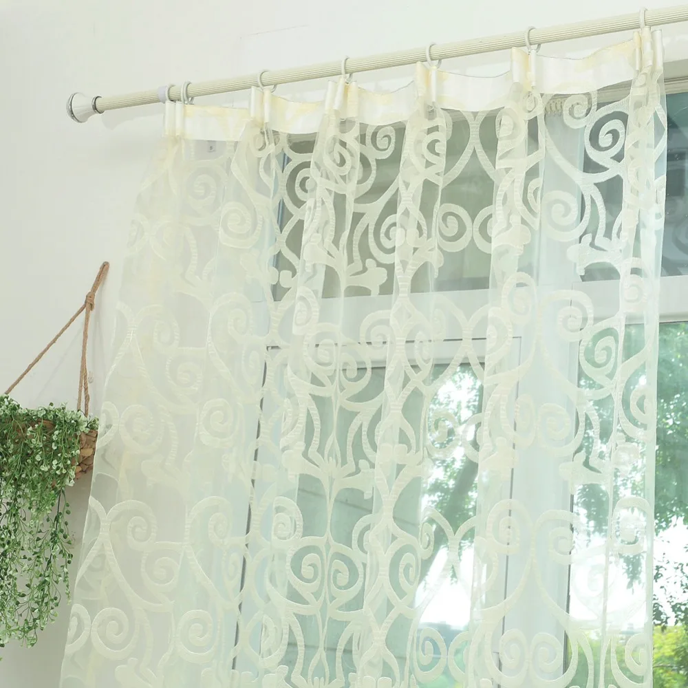 NAPEARL модные шторы тюль панель отвесные ткани окно балкон кухня гостиная органза