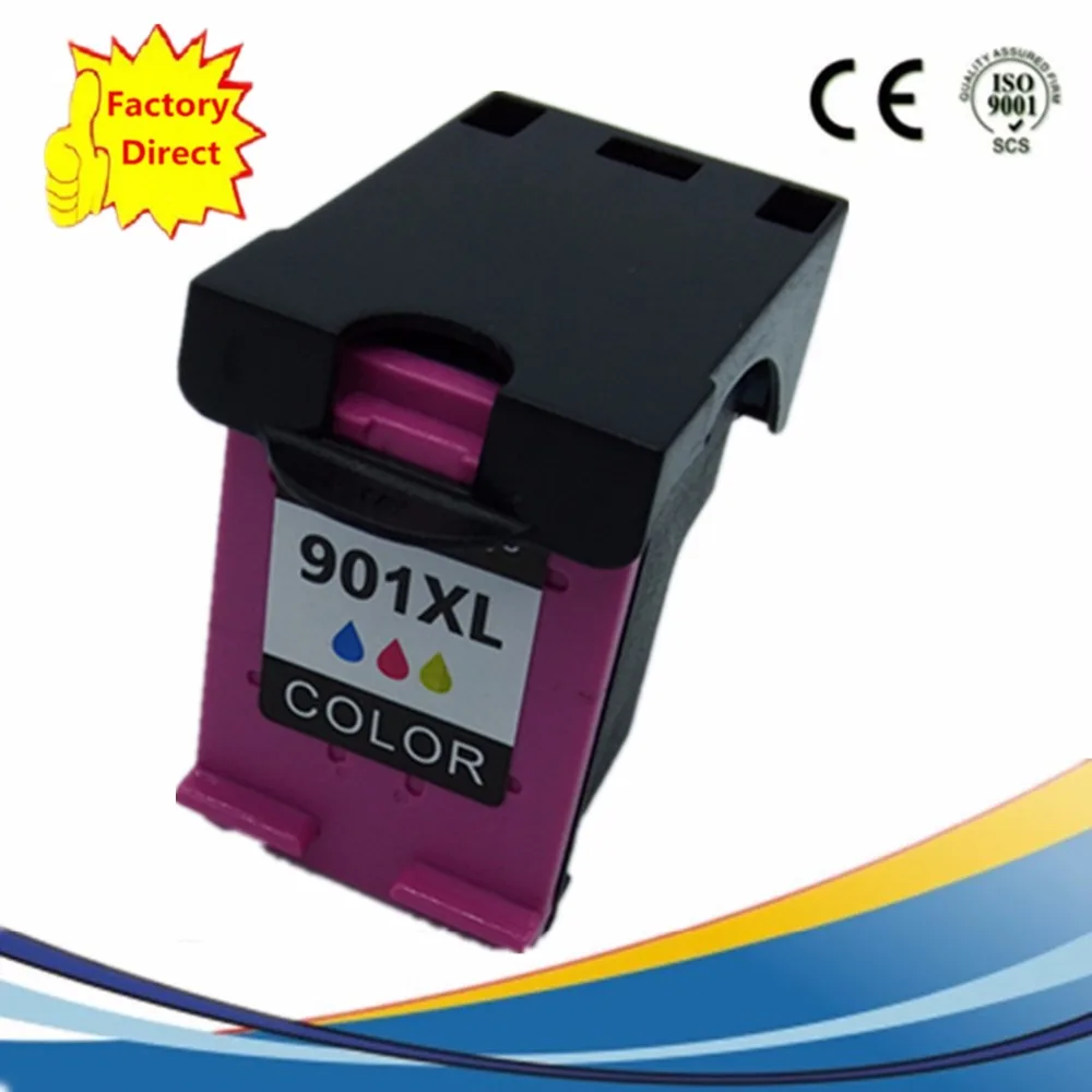 Цвет чернильные картриджи восстановленные для HP901 XL 901XL HP901XL Officejet J 4524 4535 4540 4550 4580
