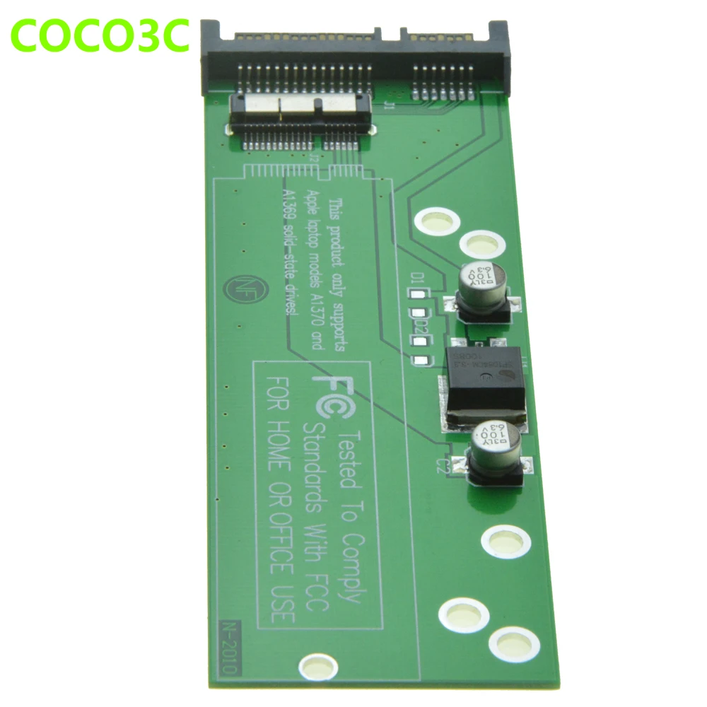 Для 2010 2011 Air A1369 A1370 SSD до 2 5 &quotSATA 3 0 Адаптерная карта 12 + 6pin HDD для SATA 6 ГБ/сек. 22pin