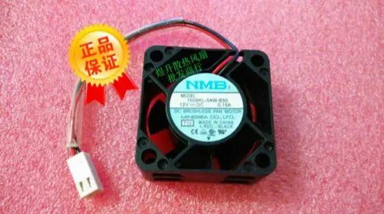 Оригинальный NMB 4020 1608KL-04W-B50 0.15A 40*40*20 мм DC12V 2-линейный источник питания 4 см вентилятор охлаждения