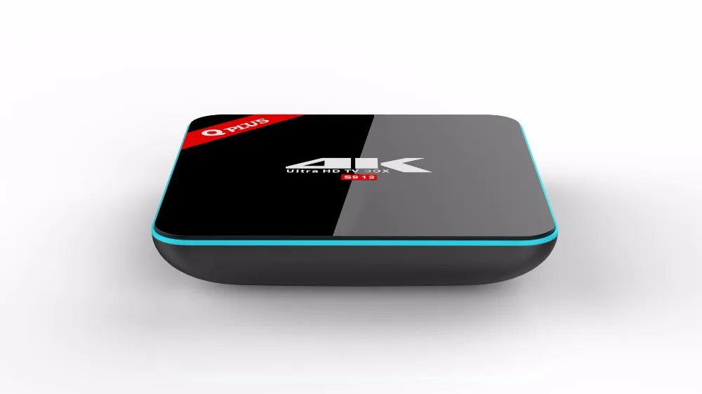 ТВ приставка Q Plus на Android 6 0 с восьмиядерным процессором Amlogic S912 2 ГБ/16 ГБ двойным Wi Fi