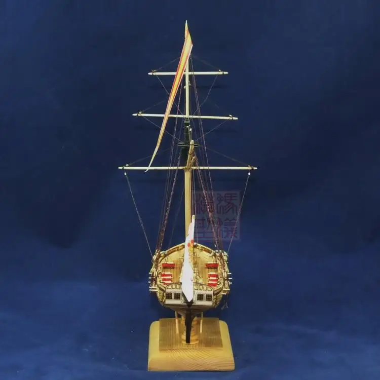 Масштаб 1/70, модель корабля, фрегат, лодка, лазерная резка, дерево, парусник, детские образовательные игрушки