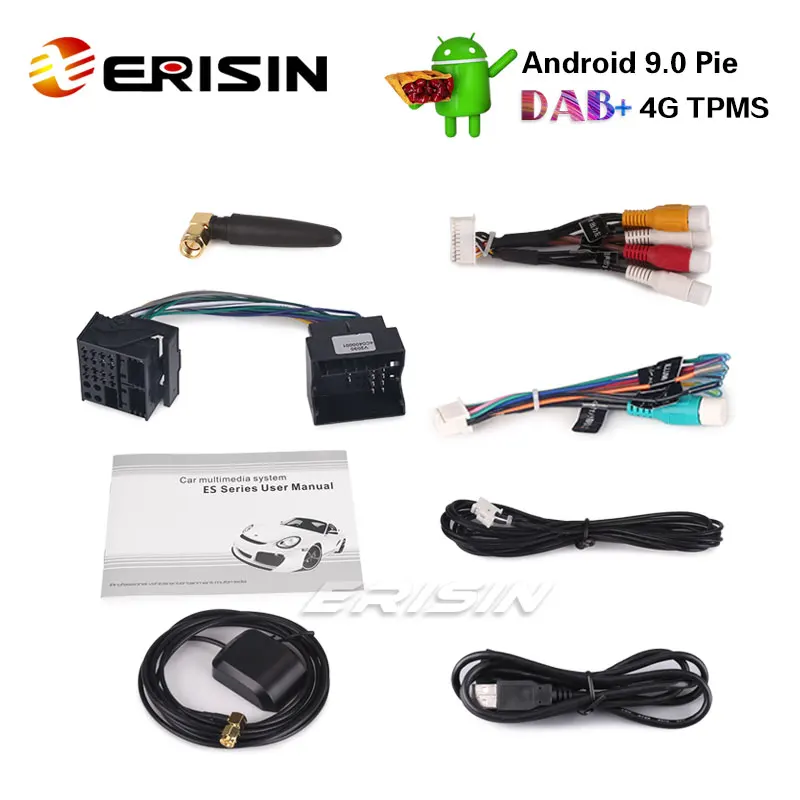 Erisin ES7980E 64 7 &quotAndroid 9 0 автомобильный стерео GPS DAB + CD Canbus SatNav для Mercedes E/CLS/G W211 W219