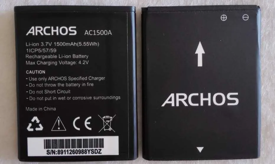 MLLSE 1500mAh AC1500A Аккумулятор для ARCHOS мобильный телефон | Мобильные телефоны и