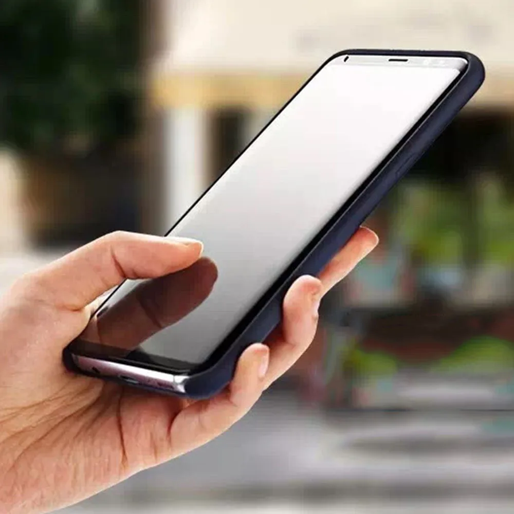 УФ-светильник, жидкий клей, закаленное стекло, Защита экрана для samsung Galaxy S6, S7 Edge, S8, S9, S10 Plus, S11, Note 8, 9, УФ-пленка