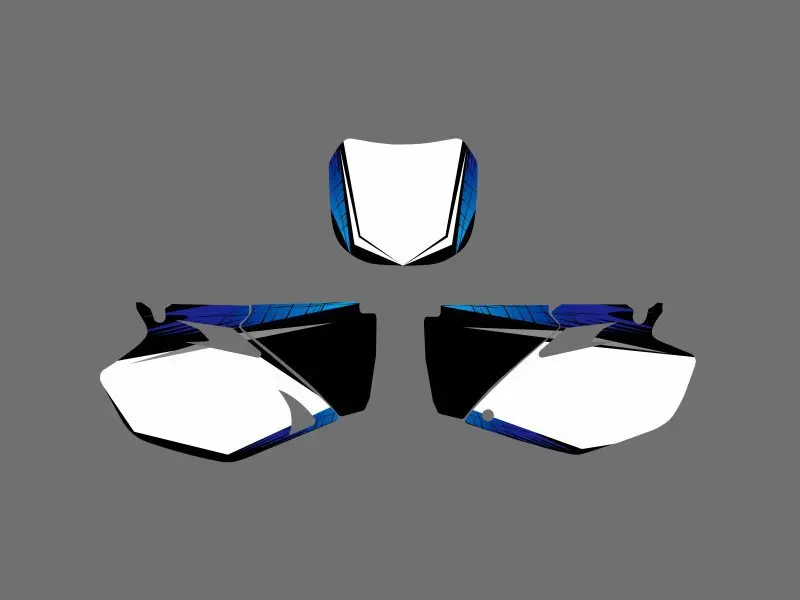 Новая команда мотоциклов графический фон наклейка и набор наклеек для Yamaha YZ250F