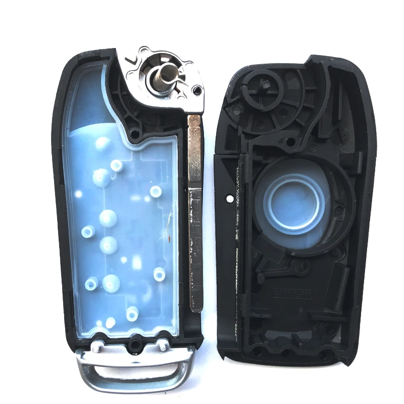 3 кнопочный ключ автомобиля корпус для Ford Fiesta Focus 3 C max Mondeo подключение Флип складной дистанционный ключ оболочки Обложка Fob