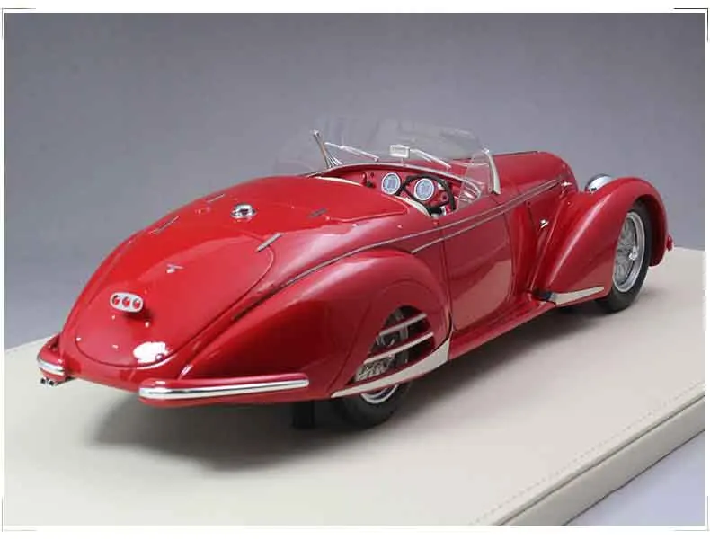1:18 высокая имитация TSM Alfa Romeo 8C 2900B Классический гоночный автомобиль полимерная модель автомобиля подарок
