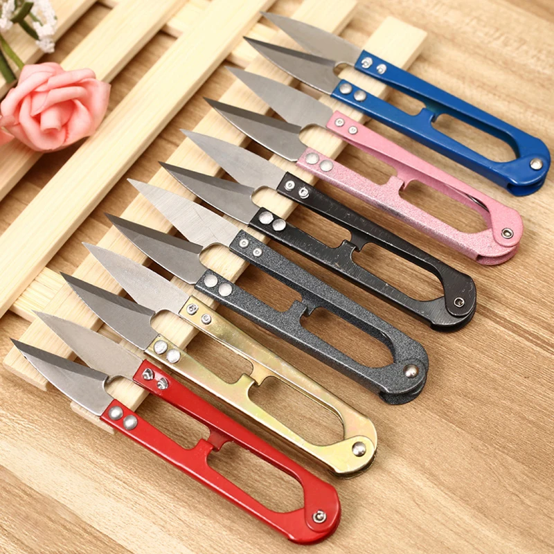 1 шт. безопасная u-образная отделка для шитья ножницы из нержавеющей стали кусачки