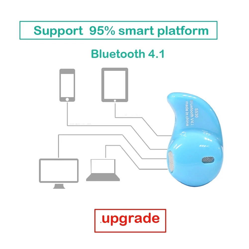 1 шт. мини-наушники-вкладыши беспроводные Bluetooth наушники ответ на вызов стерео наушники