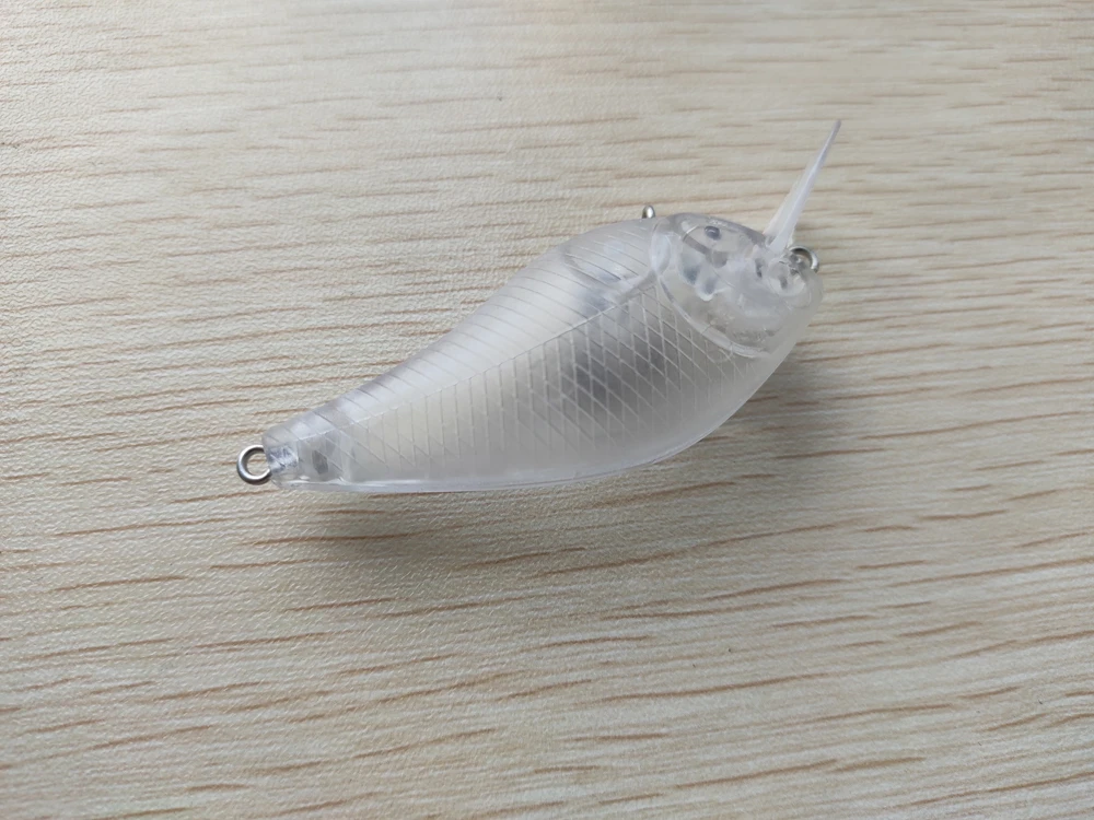 Неокрашенные рыболовные приманки 10 шт. жесткие наживки искусственные 71 мм 7 8 г