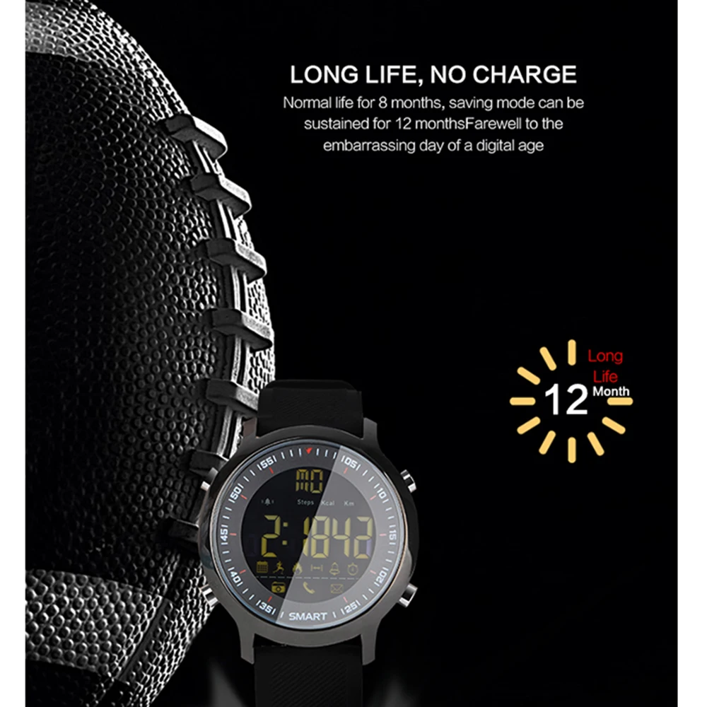 EX18 Смарт спортивные часы Bluetooth для мужчин фитнес трекер активности Smartwatch homch 5ATM
