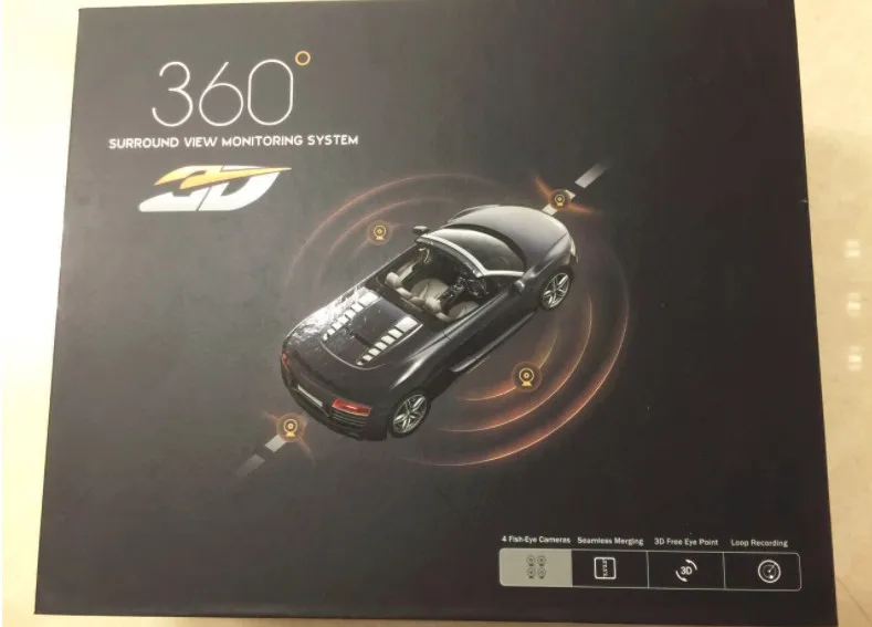 HD 3D Автобус Грузовик школьный автобус 360 градусов камера с объемным видом система Bird eye панорамный 4 way monioring SVM DVR