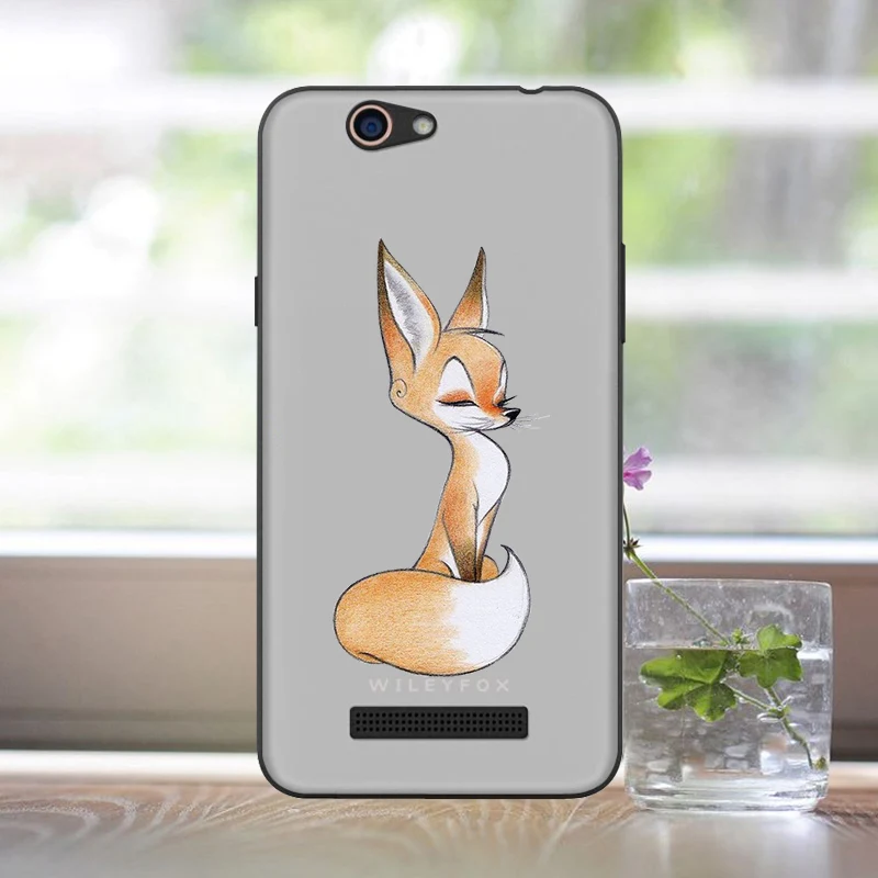 MYH Wileyfox Spark чехол s силиконовый 5," FANATU цветной узор Задний защитный чехол для Wileyfox Spark Plus чехол с мультяшным принтом - Цвет: MYH