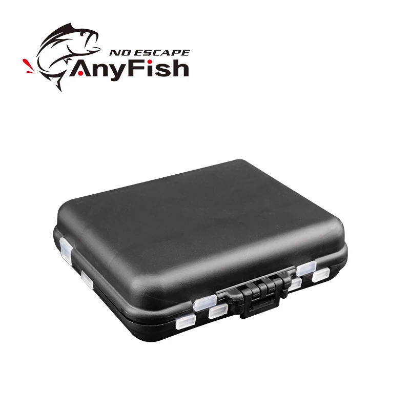 Ящики для рыбалки ANYFISH TB-026 12*9*3 5 см Пластиковые снасти ловли карпа приманки черный