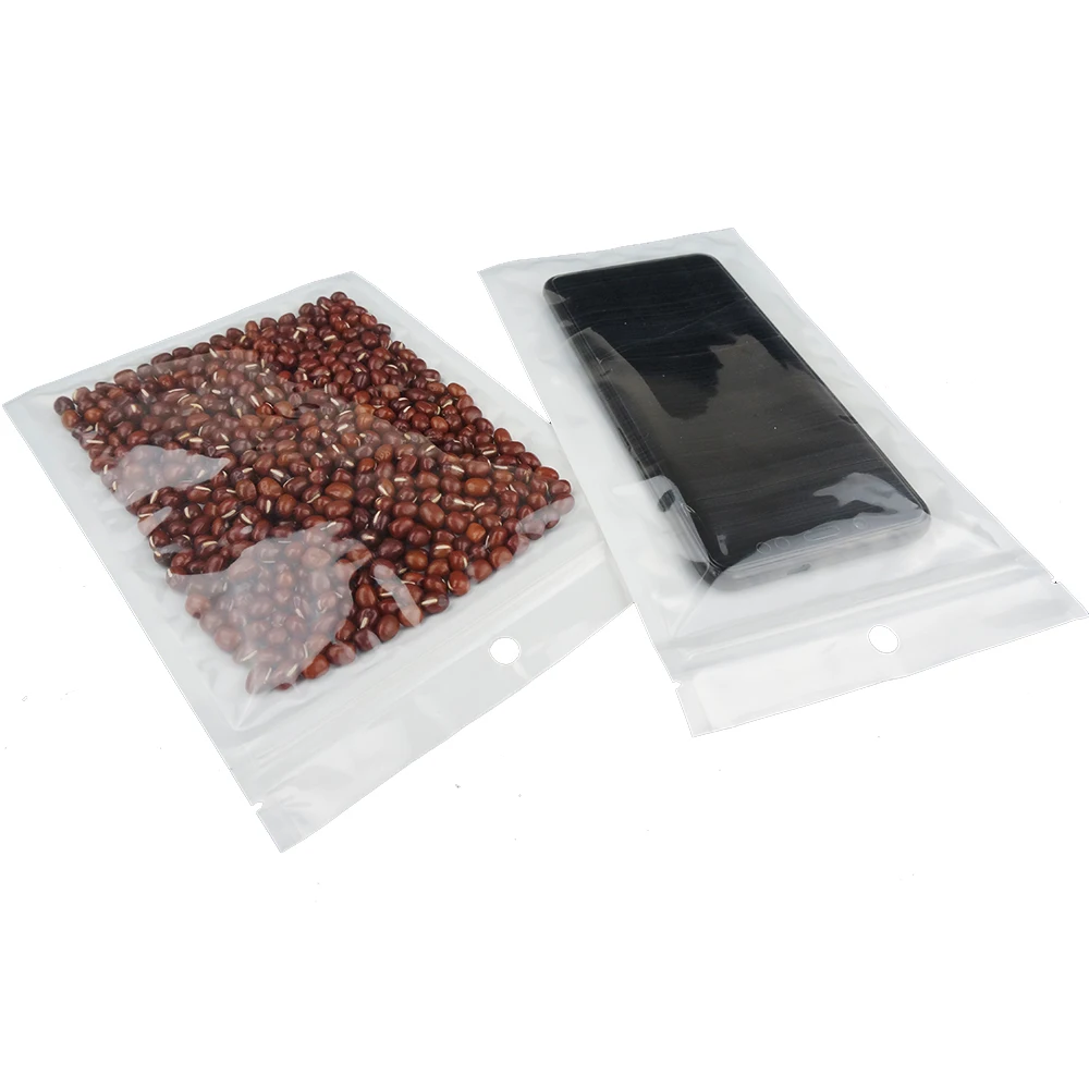 Прозрачная USB сумка на молнии прозрачная белая 100 шт./лот 20*30 см|pouch pouch|pouch filmpouch zipper