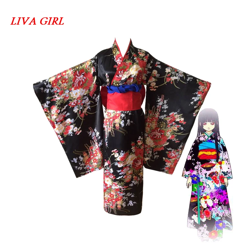 Кимоно для косплея Liva girl из японского аниме Enma Ai| |