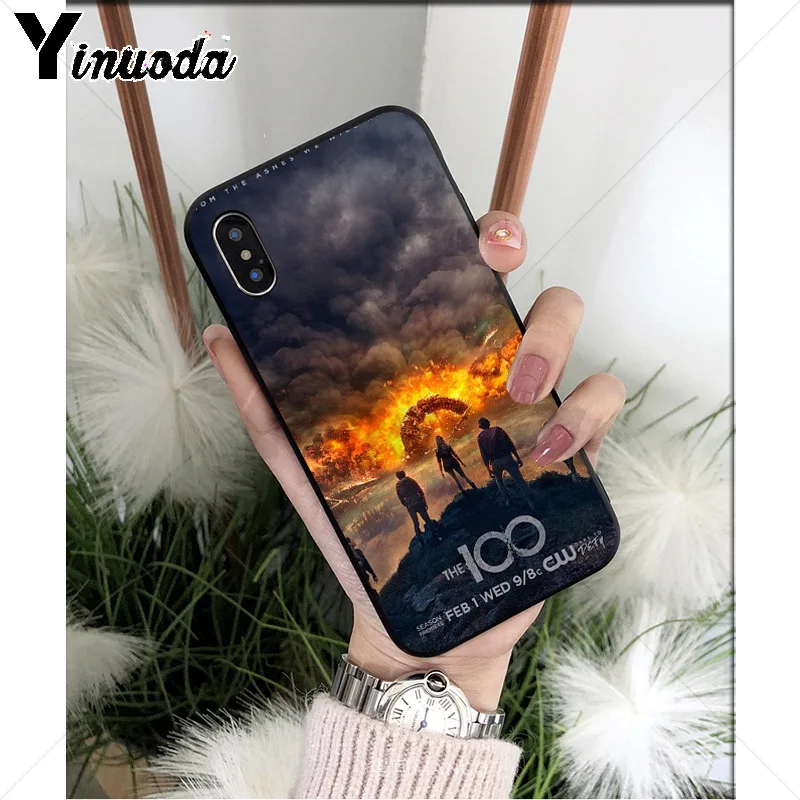 Чехол для телефона Yinuoda мягкий силиконовый чехол из ТПУ серии 100 iPhone 8 7 6 6S Plus 5 SE XR X
