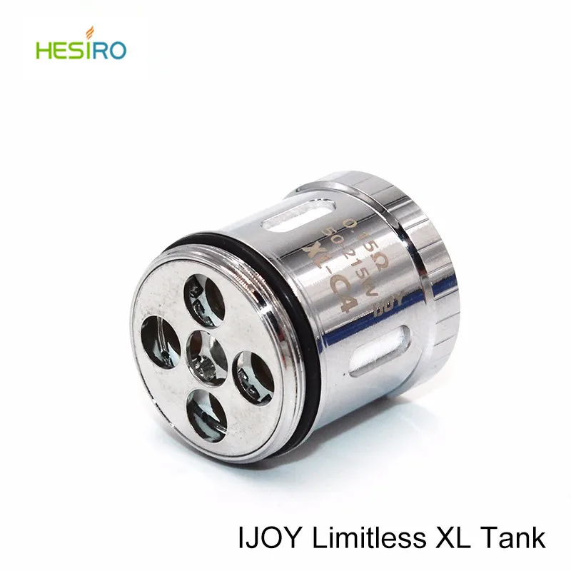 Оригинал IJOY Безграничные XL Tank 4 мл Топ-заполнения Дизайн Югу Ом Бак и RTA с XL-C4
