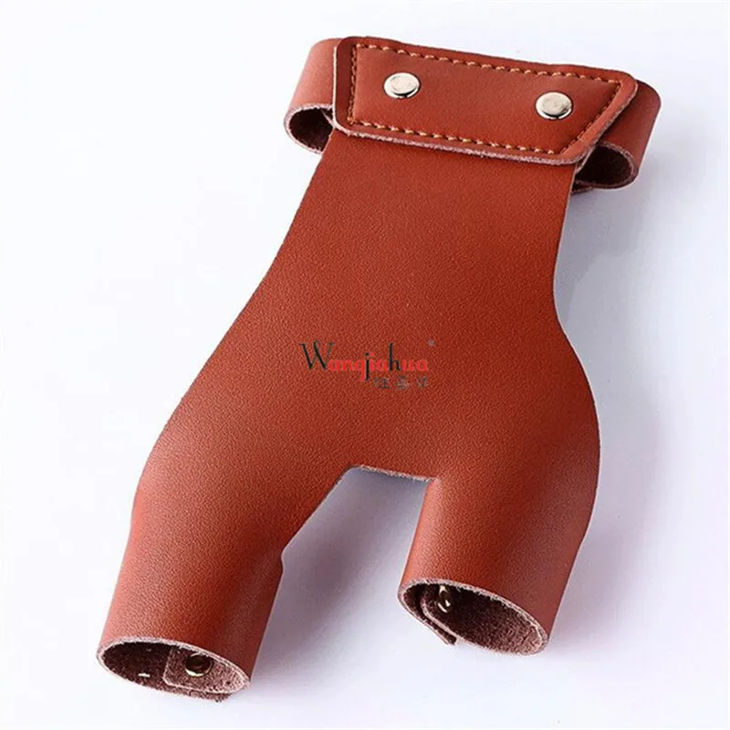 Защитные перчатки для стрел из кожи защитные Прихватки пальцев охоты и стрельбы