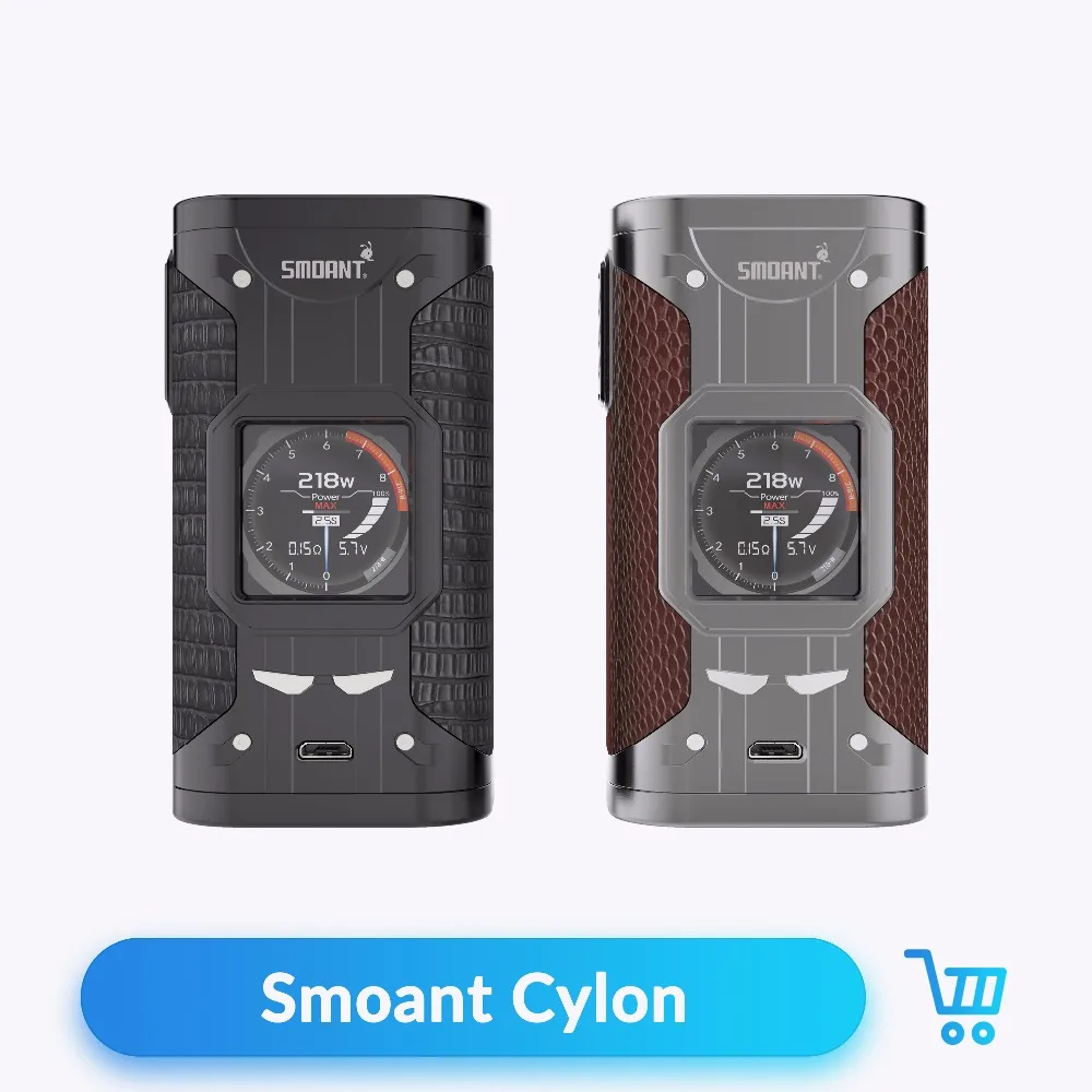 Оригинальный smoant Cylon 218 Вт TC коробка мод питание от 18650 Батарейный для электронных