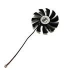 Кулер для видеокарты MSI Geforce GTX 1050Ti, сменный вентилятор для охлаждения графической карты MSI Geforce GTX 1050Ti, 85 мм, 0,57 А, 2Pin, GTX 1050, 2G, GPU, VGA