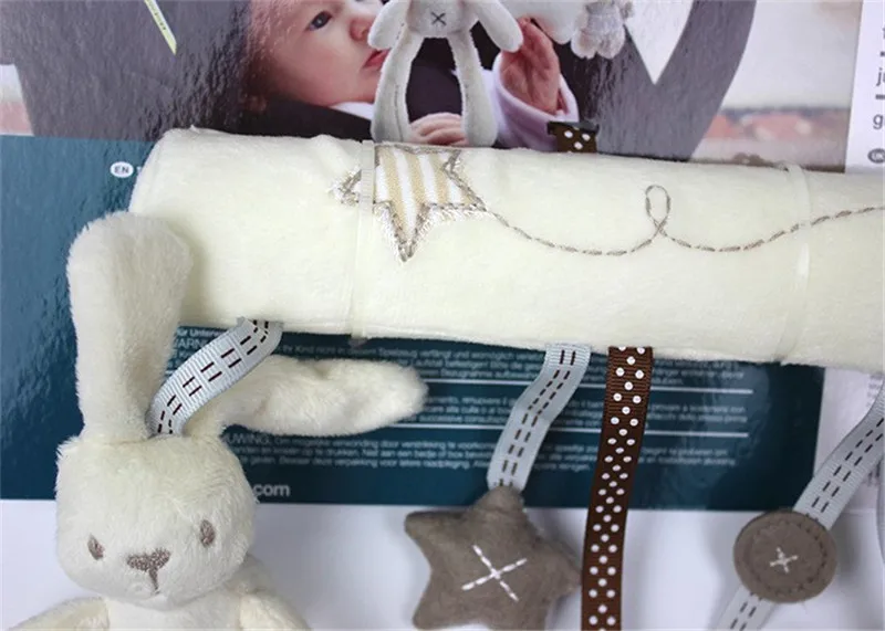 Брендовая детская погремушка с кроликом музыкальная подвесная кровать