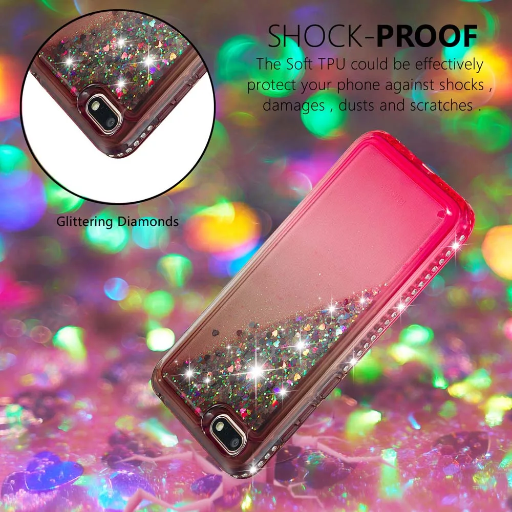 Чехол Quicksand для Huawei Honor 7S S7 DUA-L22 Honor7S ювелирный чехол телефона 7A A7 DUA L22 Honor7A 5 45 мягкий
