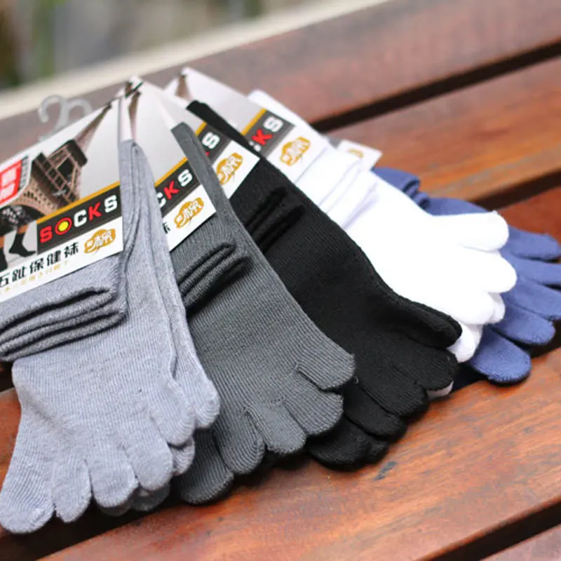 5 пар/партия оптовая продажа 2018 модные мужские носки с пятью пальцами раздельные