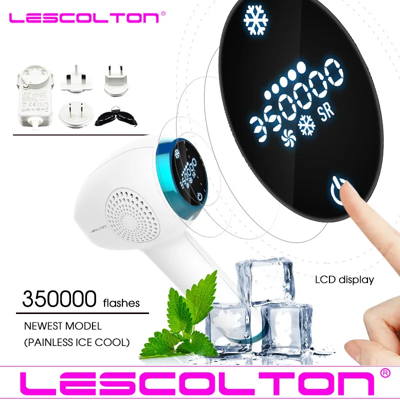 T011C(Ice cool new) Эпилятор 2в1, 4 в 1, постоянное лазерное устройство для удаления волос, IPL эпилятор, лазерный эпилятор, машинка для удаления волос - Цвет: T011C(Ice cool new)