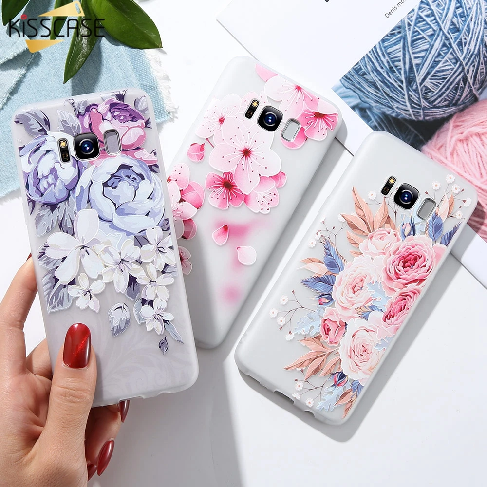 KISSCASE 3D выбивает Цветочные чехол для Xiaomi Redmi 6 Pro 5 плюс 4X 5A Мягкий силиконовый