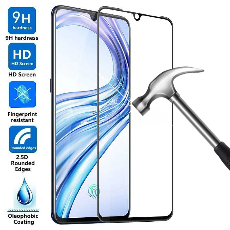9D закаленное стекло с полным клеем для Vivo V11 Pro HD защитная пленка V9 V15 V11i Y97 Z3 Z3i Y85 Z1
