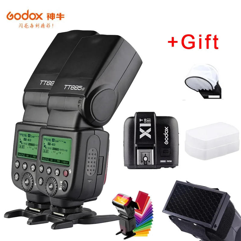 Синий Беспроводная вспышка Godox TT685S 2,4G HSS 1/8000s i-ttl GN60 для sony A77II A7RII III A7R A58 A9 A99 A6300 A6500 - Цвет: Синий