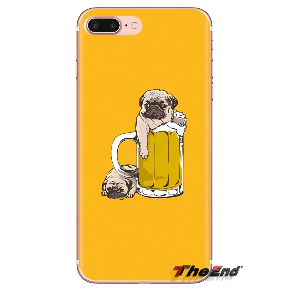 Мягкий прозрачный чехол для Xiaomi Mi4 Mi5 Mi5S Mi6 Mi A1 A2 5X 6X 8 9 Lite SE Pro Max Mix 2 3 2S carlino pug dog puppy |