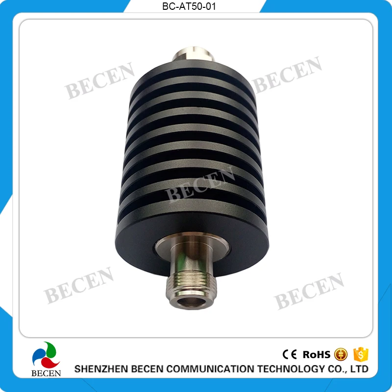 50 Вт N JK RF коаксиальный Фиксированный аттенюатор DC 3Ghz ом 1 дБ 2 3 5 6 10 15 20 30 40