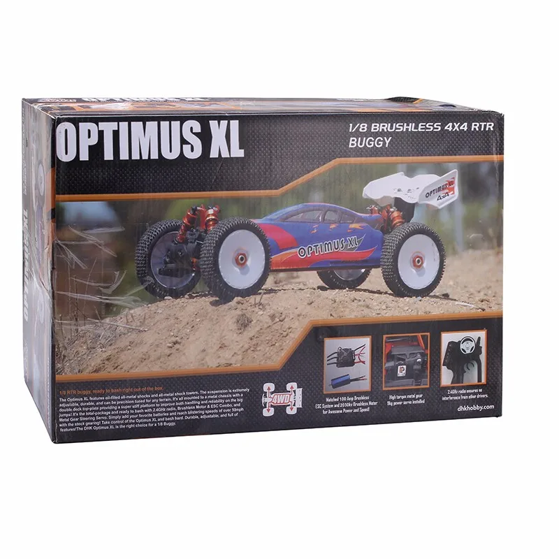 DHK хобби 1/8 4WD бесщеточный электрический багги Optimus XL 8381 RC автомобиль