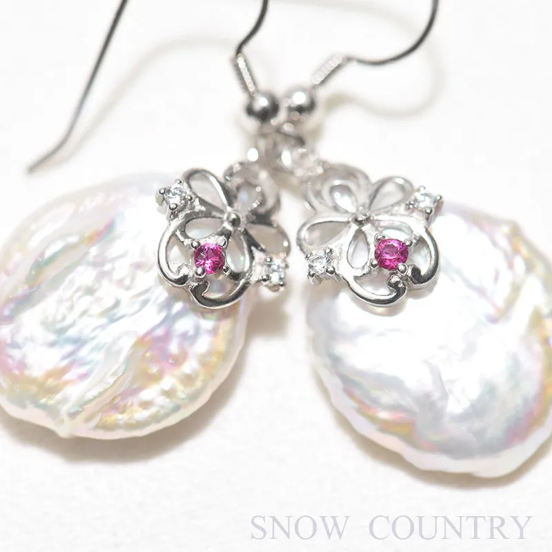 Снежная страна для женщин личности уха крючки уникальный барокко пресноводный