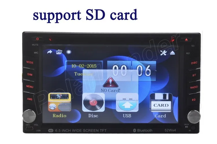 " автомобильное радио Авторадио 2 Din без рук DVD/CD плеер сенсорный экран USB/SD/AUX Быстрый стерео Bluetooth Радио кассетный плеер