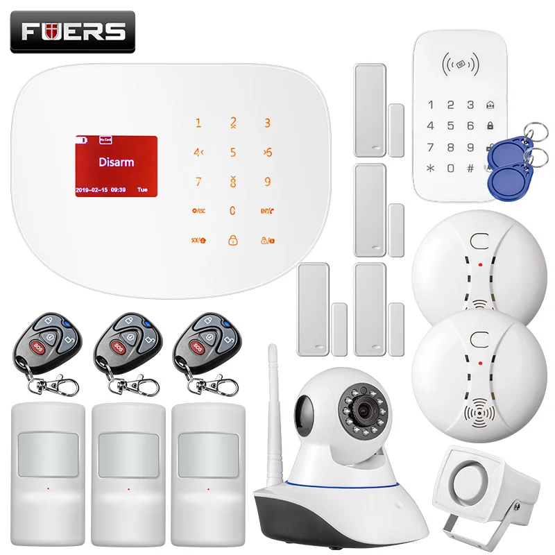FUERS 5 СПГ переключатель S2W WI FI GSM GPRS Беспроводной Бизнес домашняя система охранной
