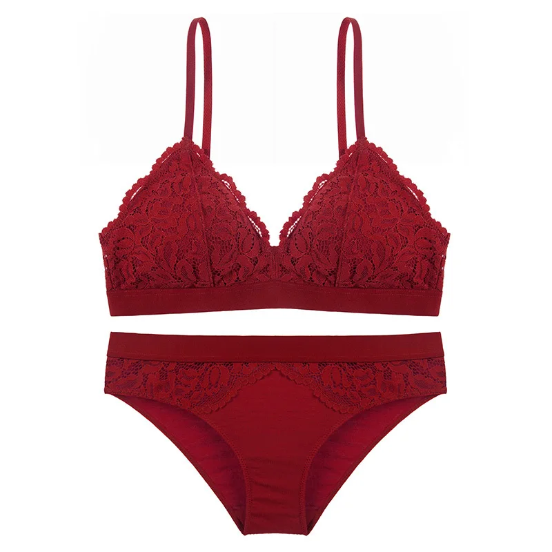 Женское нижнее белье без косточек bralette пикантный тонкий бюстгальтер во