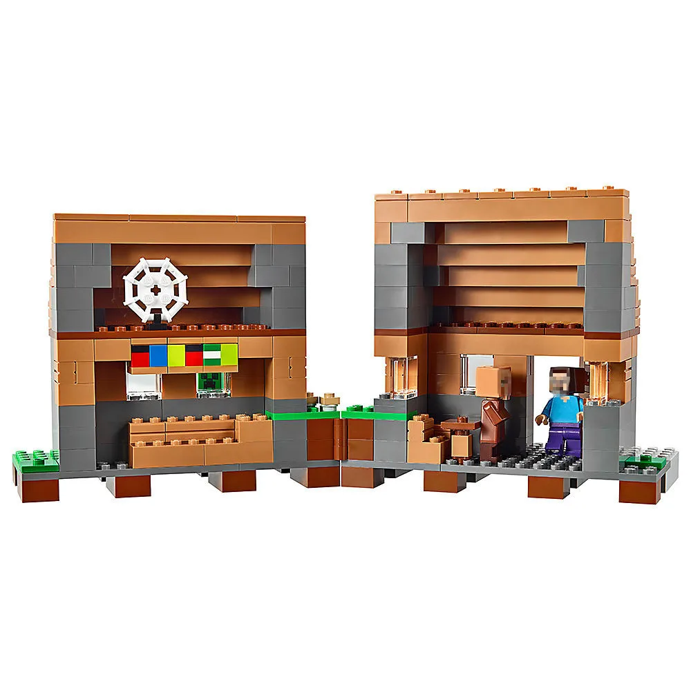 Строительные блоки совместимые Legoe Minecrafted села модель 21128 1673 шт. игрушки для детей