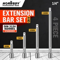 4pcs 14 long extender bar set ratchet wrench socket set 2 3 4 6 drive connecting rod power adjustment tool set