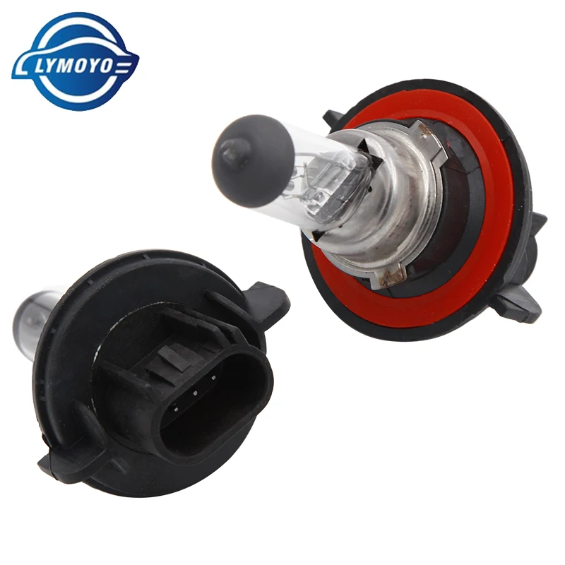Lymoyo 2 шт. автомобиль H13 9008 DC12V 60 Вт 55 Вт галогеновые Ксеноновые лампочки Hi/короче спереди и длиннее сзади) луч 4500 K теплый белый свет фар Противотуманные Автомобильные фары замена