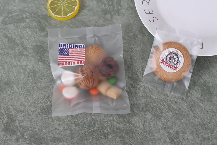 1000 x прозрачные/матовые пищевые печенья DIY выпечки мешки для пирожных украшения
