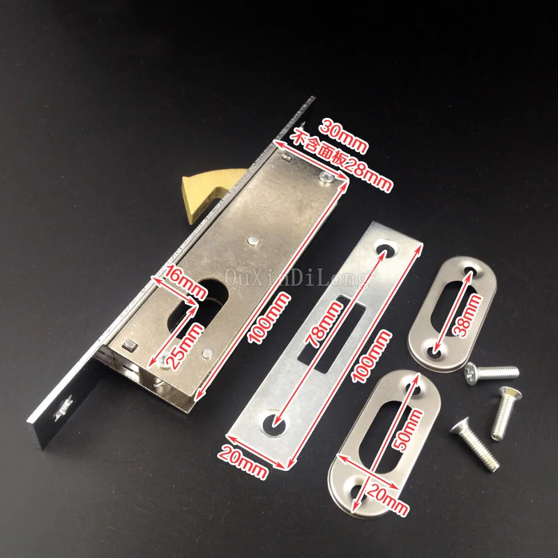 1 шт. железные ворота/раздвижные двери крюк замок медный для пластиковых стальных