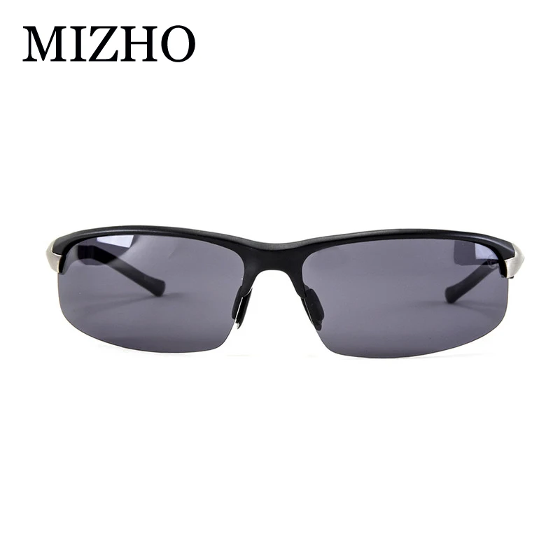 MIZHO с антибликовым покрытием UV400 Oculos De Sol мужской Masculino защита глаз алюминиевый поляризационные солнцезащитные очки для рыбалки мужские