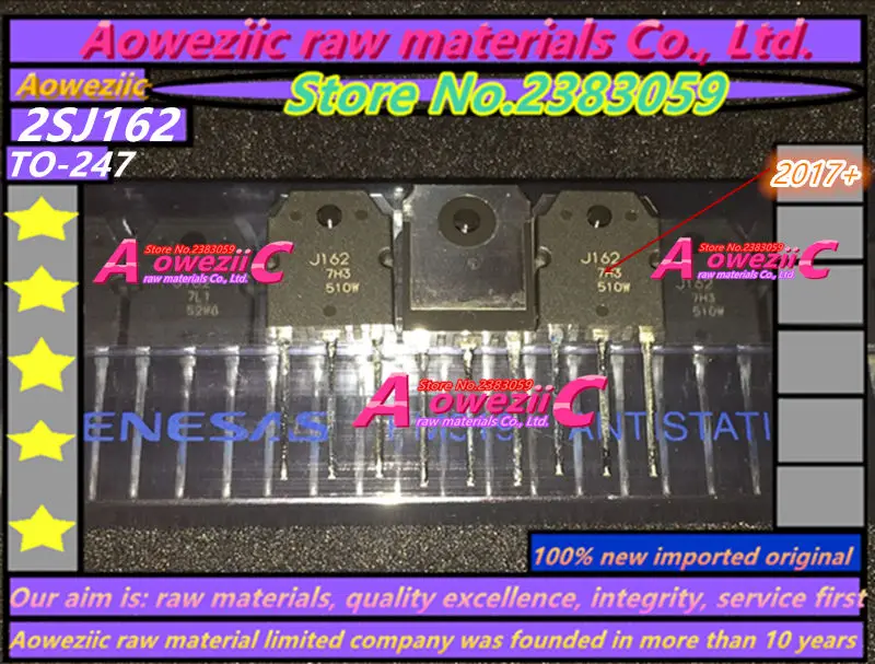 Aoweziic+ новые импортные оригинальные 2SJ162 2SK1058 2SJ162 K1058 J162 TO-247 Высокая Мощность звуковой счетчик трубки(1 пара