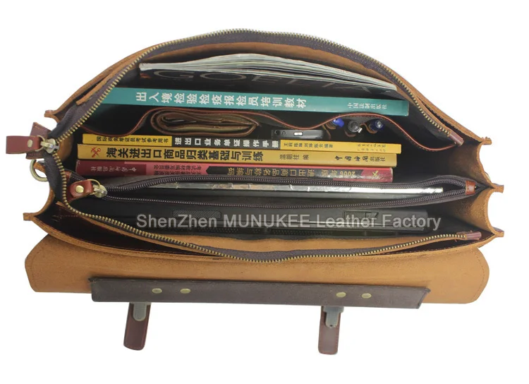 High Class Italian Genuine Leather Briefcase Men Briefcase Business Bag Tote Leather Laptop Bag Men Messenger Bag Shoulder Bag